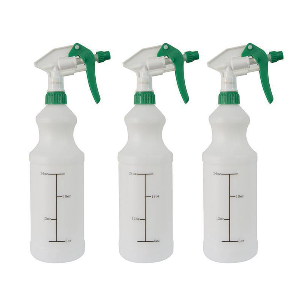 Plastic Spray Bottles (3-Pack) 32oz Squirt Bottles for All Cleaning Solutions gallery