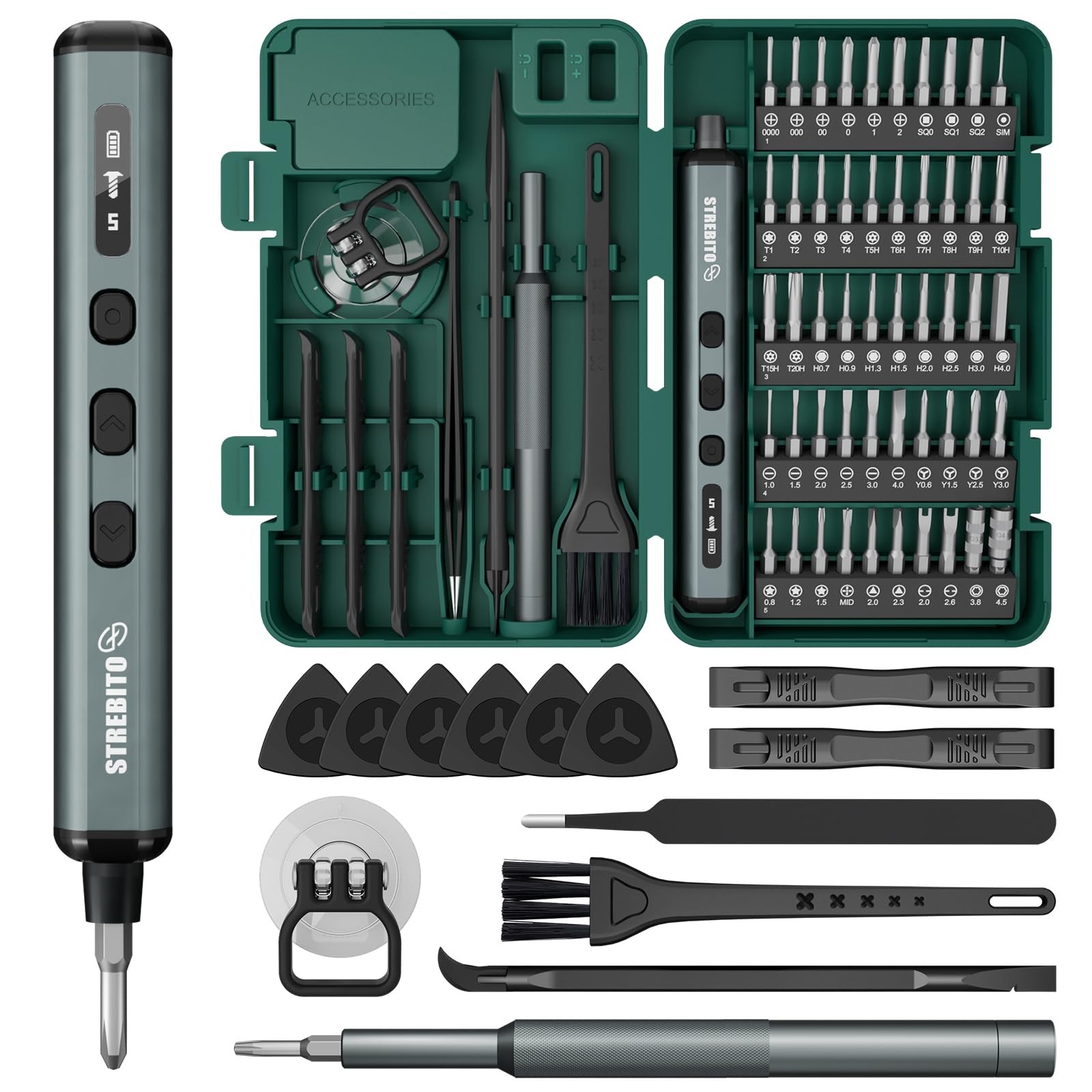 Mini Screwdriver, 67 in 1 Precision Screwdriver Set - 50 S2 Preicison Bits, 5... gallery
