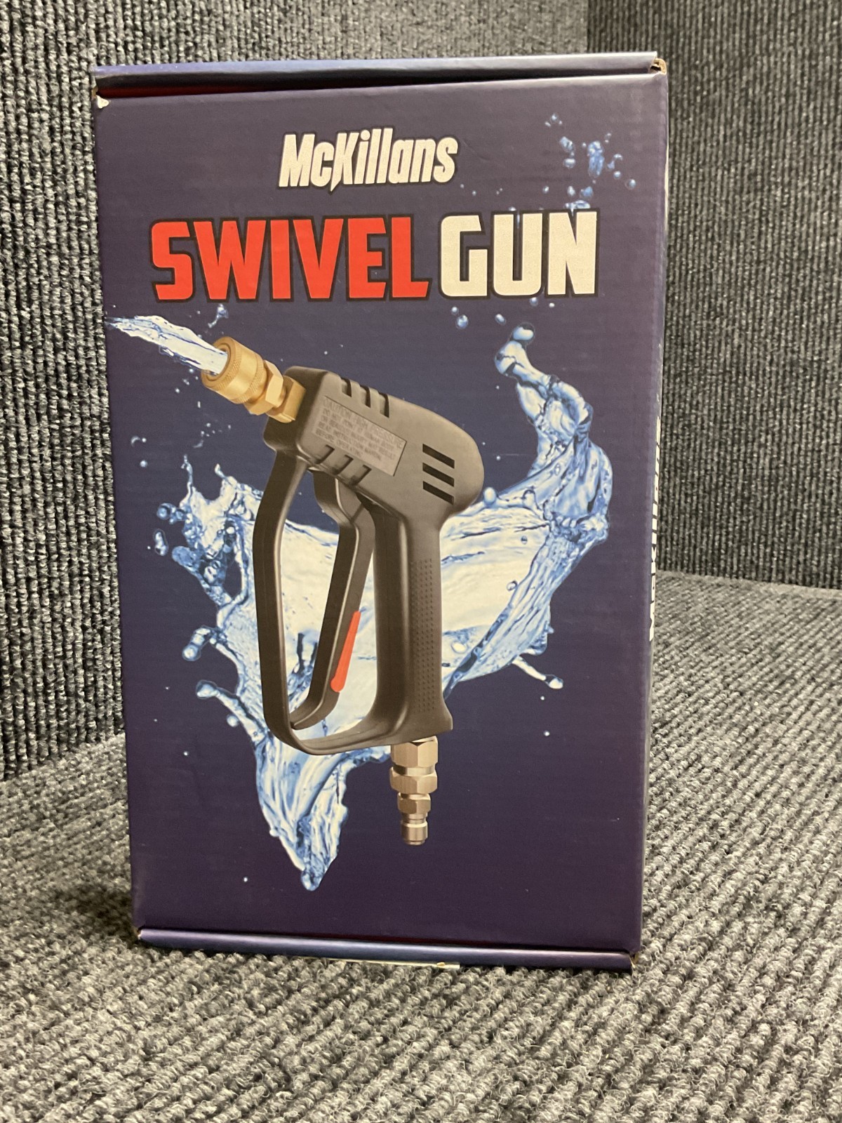 Mckillans Short Pressure Washer Gun with Swivel 3/8" Plug & 1/4” Quick Connector gallery