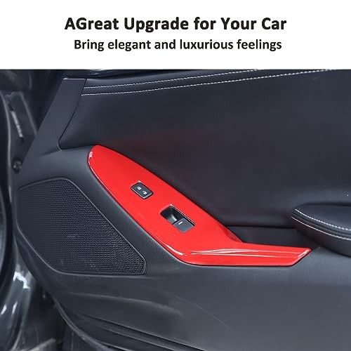 Car Door Window Glasses Lifter Button Decoration For Mazda MX-5 ND 2015-2023 gallery