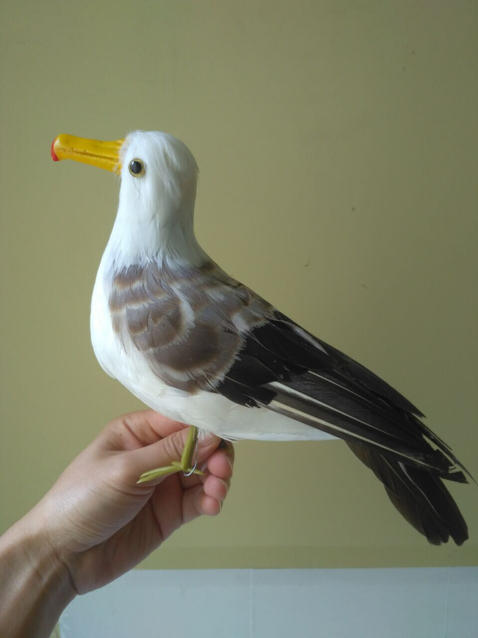 simulation seagull model foam&feather gray standing seagull bird gift about 30cm gallery