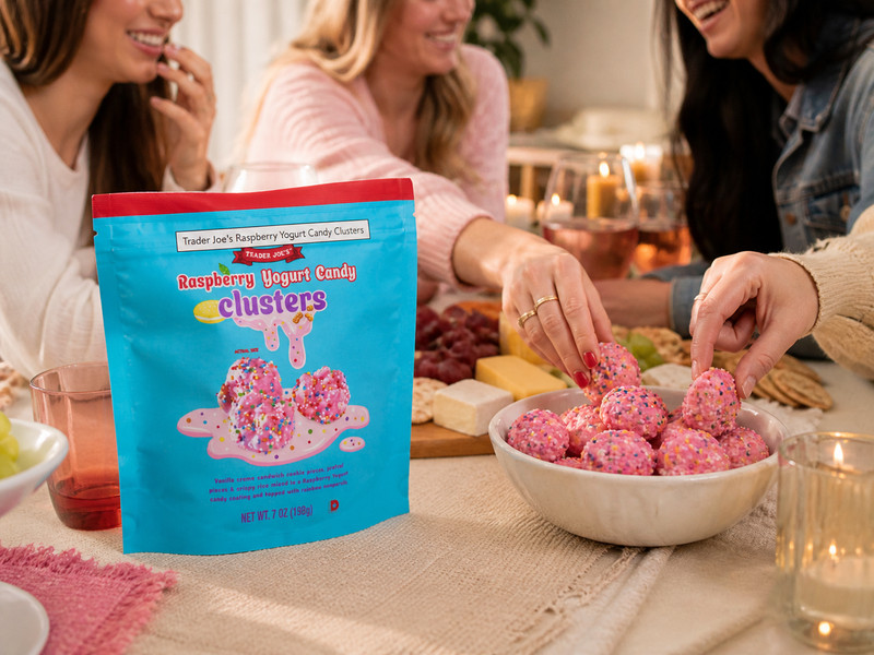 2 Pack Trader Joe's 7 oz. RASPBERRY YOGURT CANDY CLUSTERS Circus Animal gallery