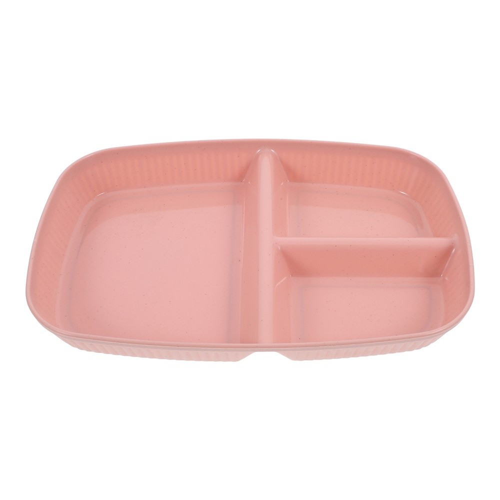 Divided Serving Tray Portion Control Plate Compartment Plates Reusable