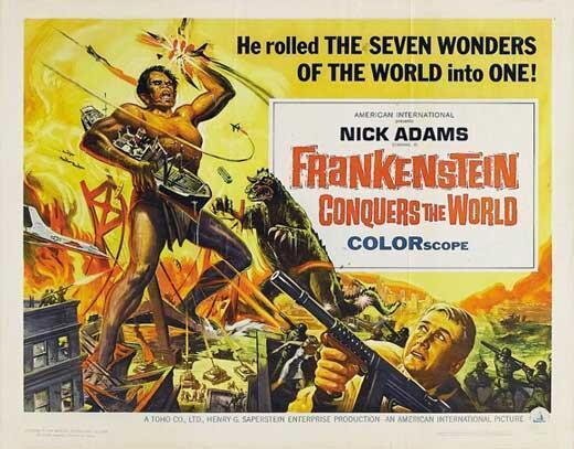 71035 Frankenstein Conquers the World Tadao Takashima Wall 36x24 POSTER Print gallery