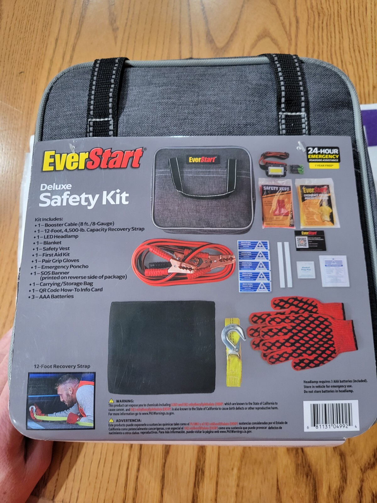 EverStart Deluxe Kit with Booster Cables. Assembled Product Dimensions: gallery