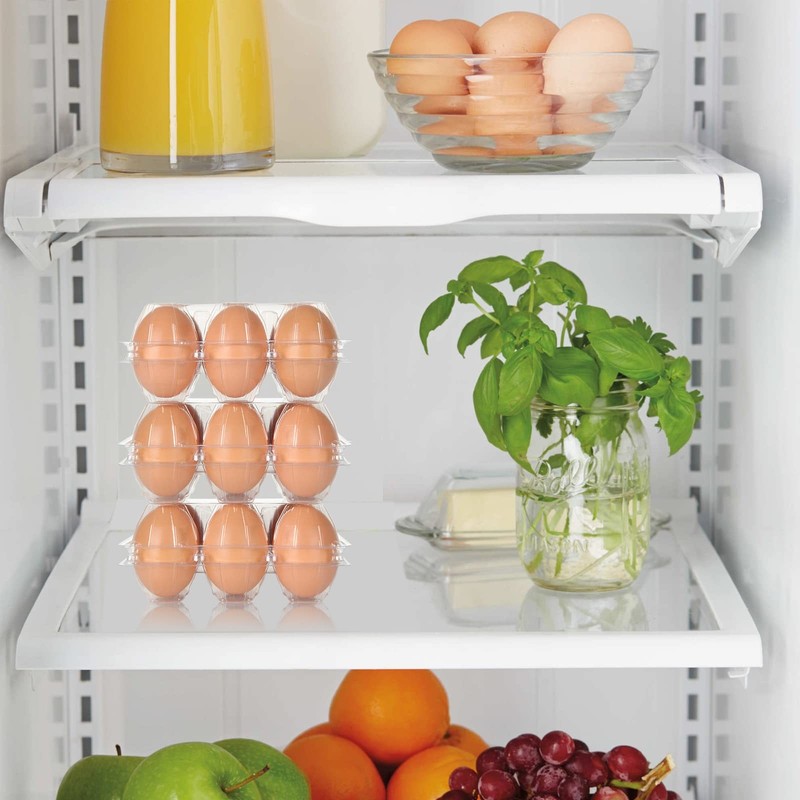 100 Pack Plastic Egg Cartons Bulk, 2x3 Egg Holders Style Holds up for 6 Eggs,... gallery