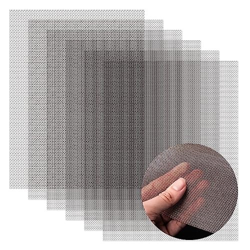6 Pack 6x8 Inch Wire Mesh, 20 Mesh Stainless 6"x8" 6 pack (20Mesh-Plain-Weave) gallery