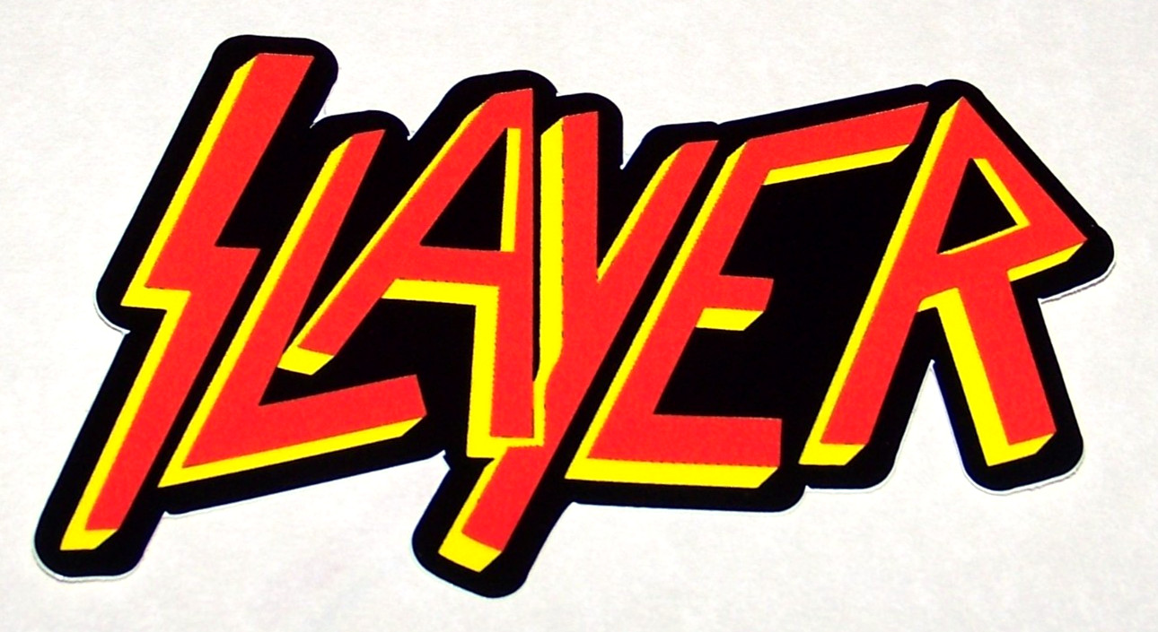 SLAYER - Logo LARGE Die Cut Sticker Decal Official Heavy Metal Music Band gallery