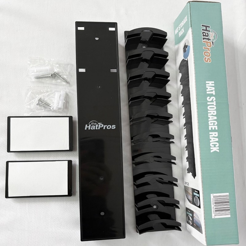 The Hat Organizer Rack w/ Curved Button Holder & Circular Bayonet Pack of 2 gallery