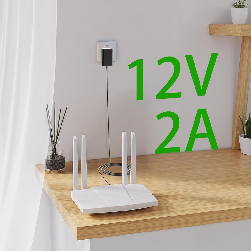 Universal 12V 2A AC Adapter with 8 Tips, UL Listed 12 Volts 2000mAh Power Supply gallery