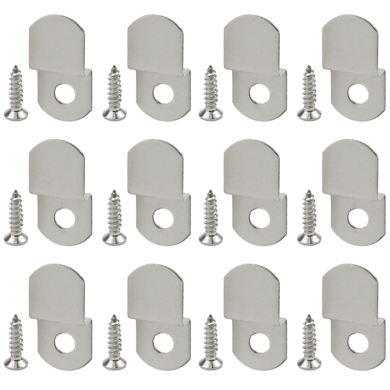 1/4 Inch Offset Canvas Clips 120Pcs, Z Shape Picture Framing & Mirror Mountin... gallery