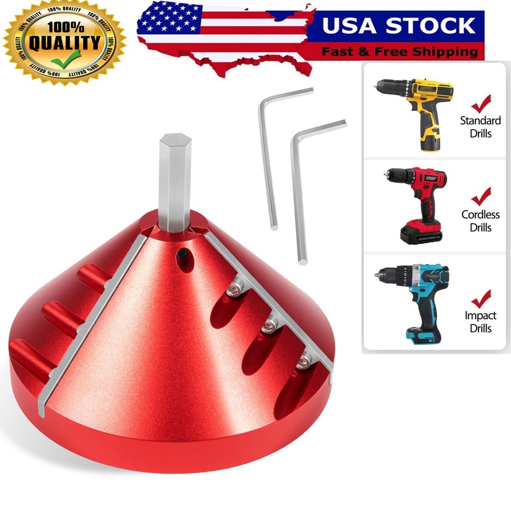 2 in 1 Deburring Tool Inner-Outer PVC Chamfer Tool for PVC,CPVC,ABS, PP, PE Pipe