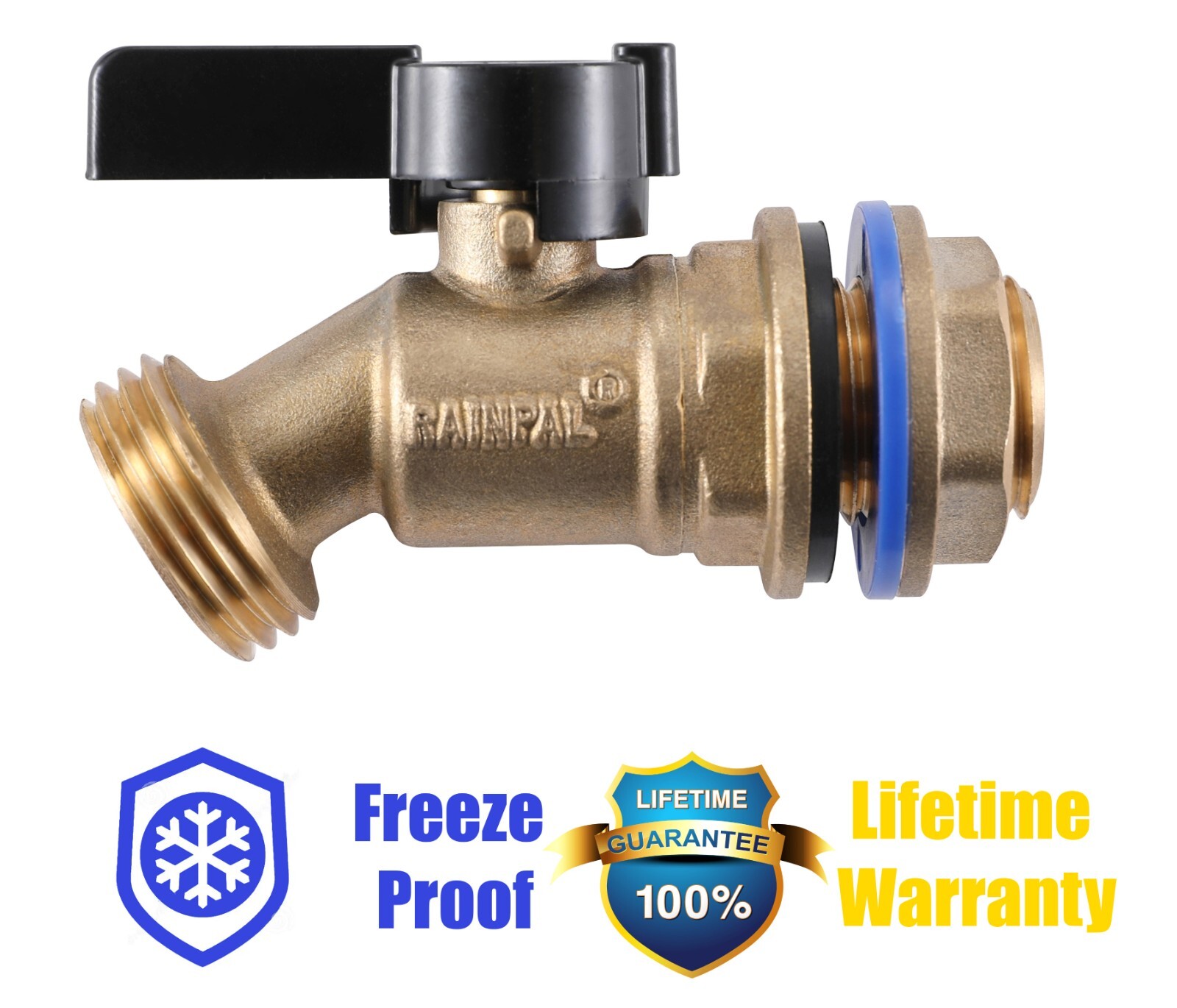 RAINPAL RBS005 Bucket/Container/Rain Barrel Brass Spigot/Ball Valve LF Compliant gallery