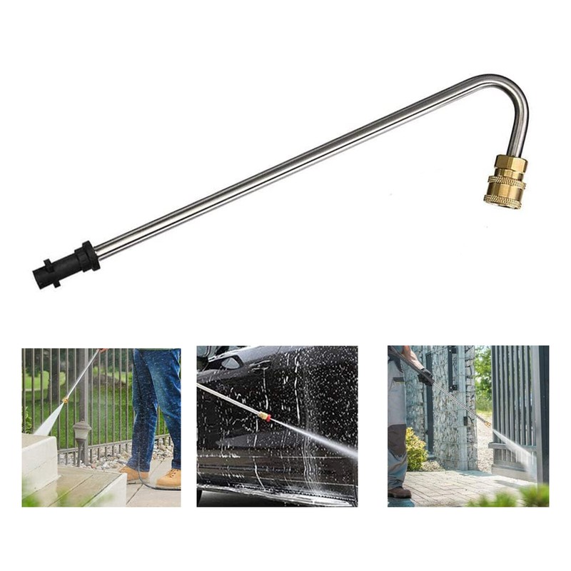 Pressure Washer Gutter Cleaner Attachment, Stainless Steel Angled Extension G7V1 gallery