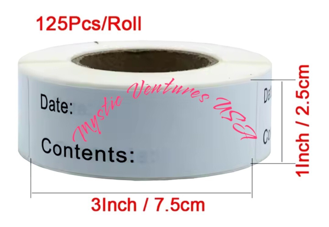 Date Content Sticker Fridge Food Labels Freezer Food Storage Labels gallery