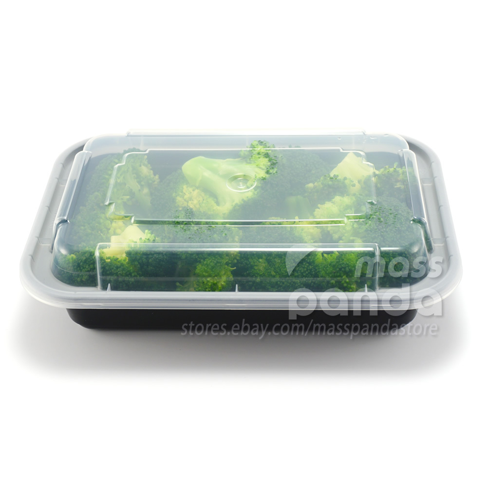 Pactiv 16 oz Plastic Meal Prep Food Containers w/ Lids, High Quality Made in USA gallery