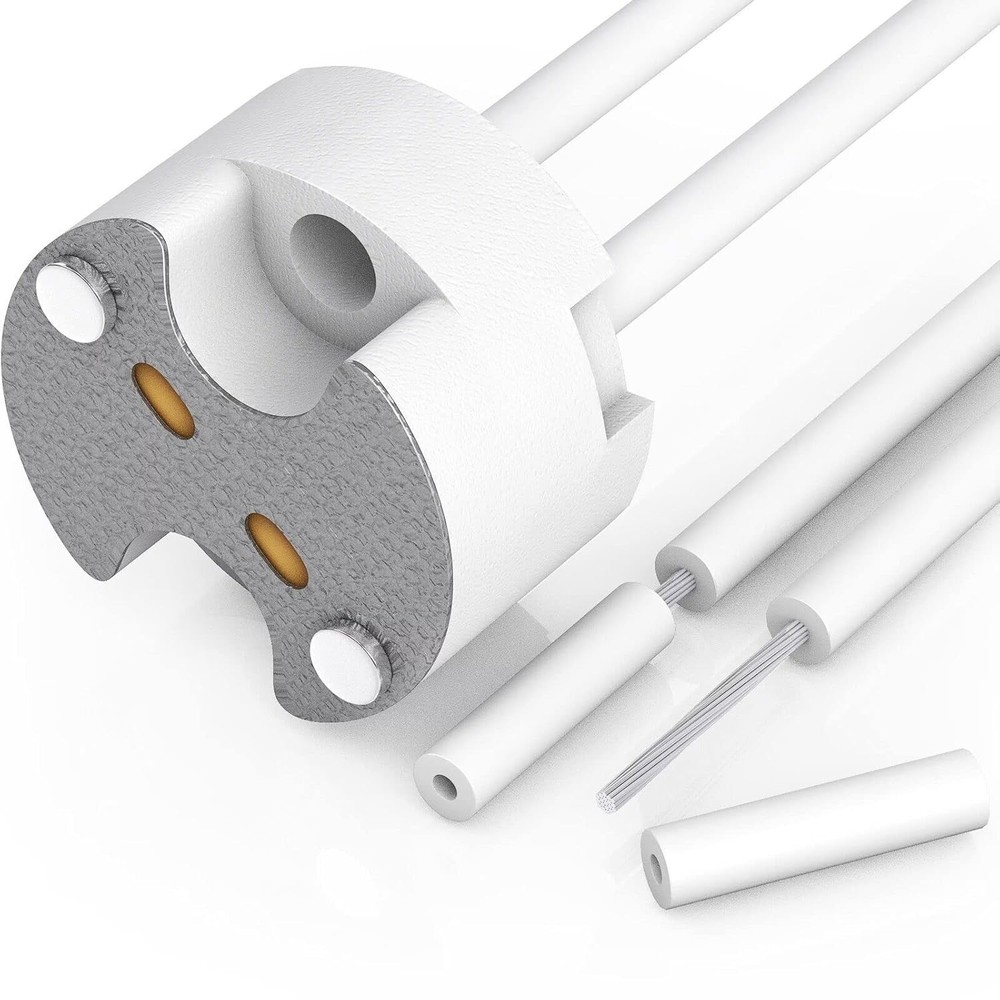 10 Pack G4 Light Socket, MR16 Socket, LED Halogen Lamp Ceramic Wire Connector Ba