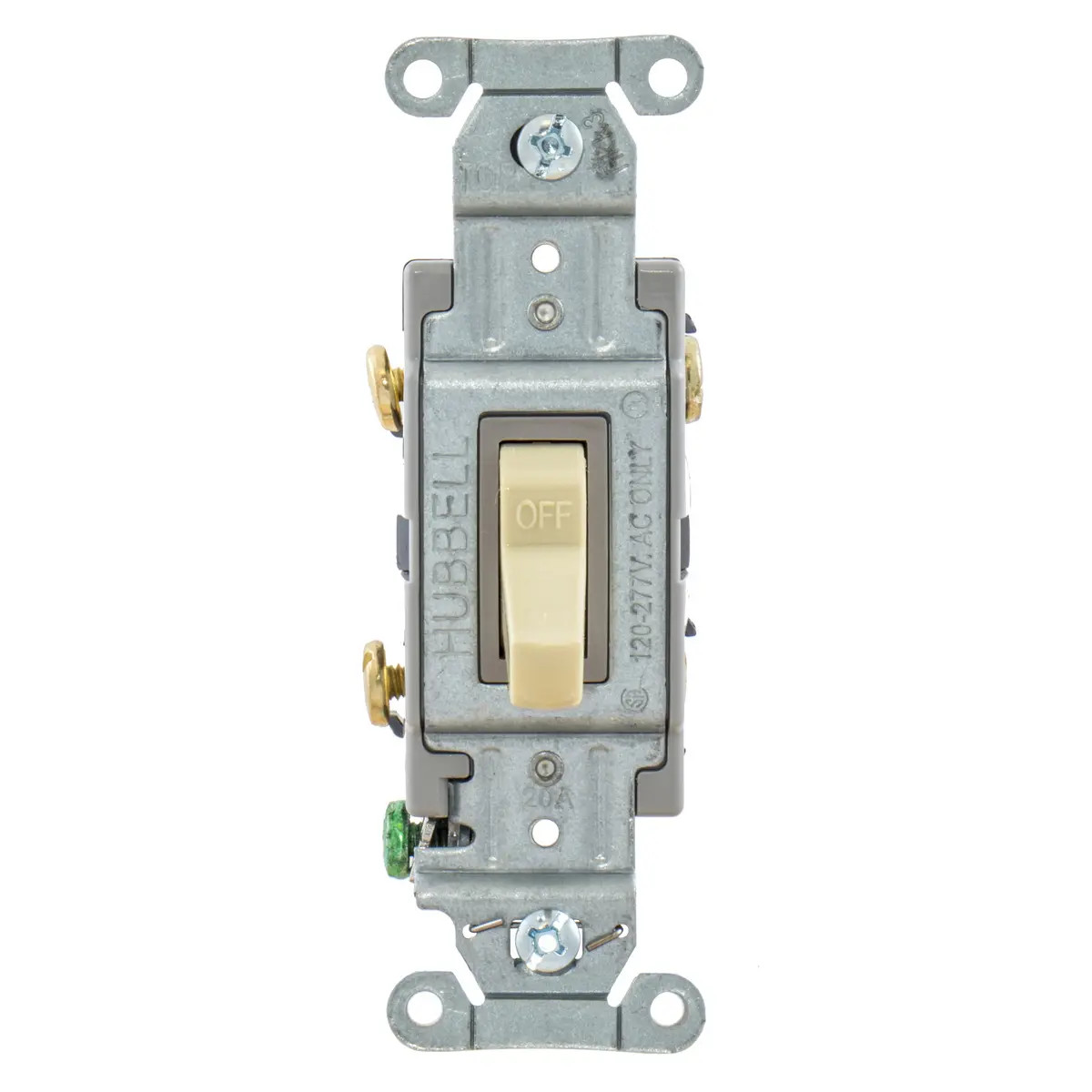 NEW Hubbell Double Pole Toggle Switch CSB2201 Commercial Grade 20A 120/277V AC gallery