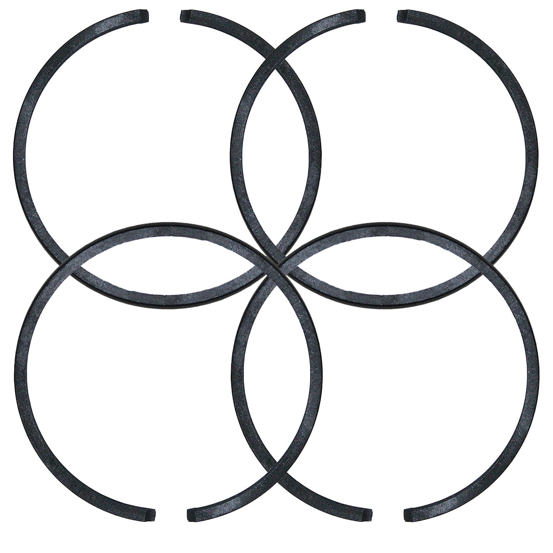 35mm x 1.2mm Piston Rings Kit For Trimmer Brush Cutter Mower Chainsaw Parts New gallery