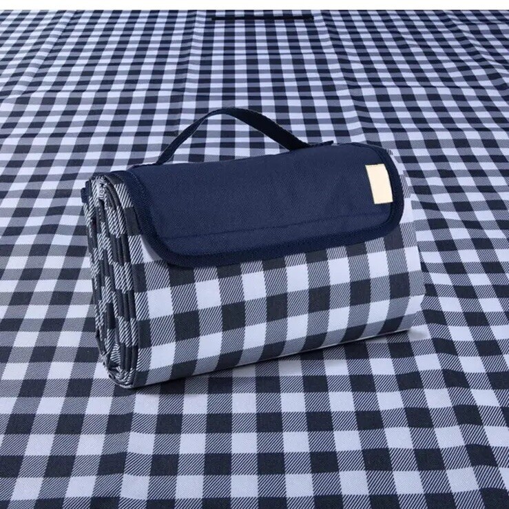 60" x 80" Yellow Outdoor Extra Large Picnic Blanket Waterproof Beach Camping gallery