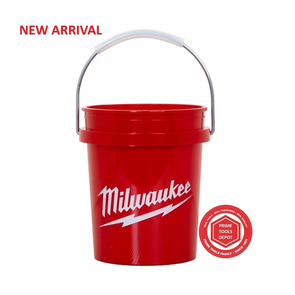 Milwaukee & ACME Tools Limited Edition Red Mini Bucket (1) + Lid (1) 361837 NEW gallery