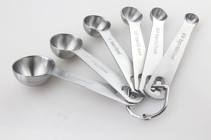 Stainless Steel Measuring Spoons Kit Measuring Spoons with 4 Teaspoons and 2 Ta gallery