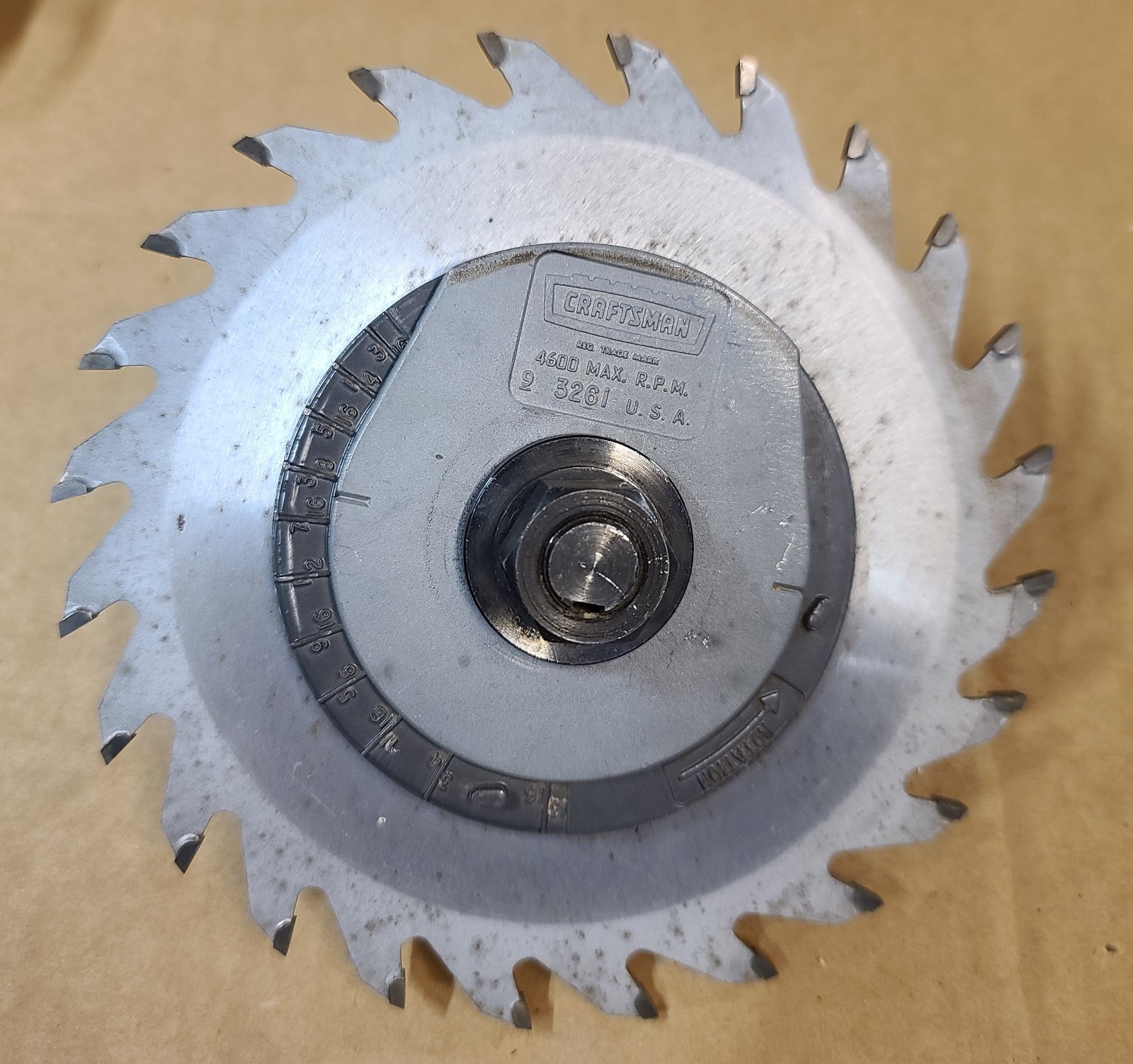 Craftsman 9-3261 7inch Adjustable Dado &Shopsmith 5/8" Arbor gallery