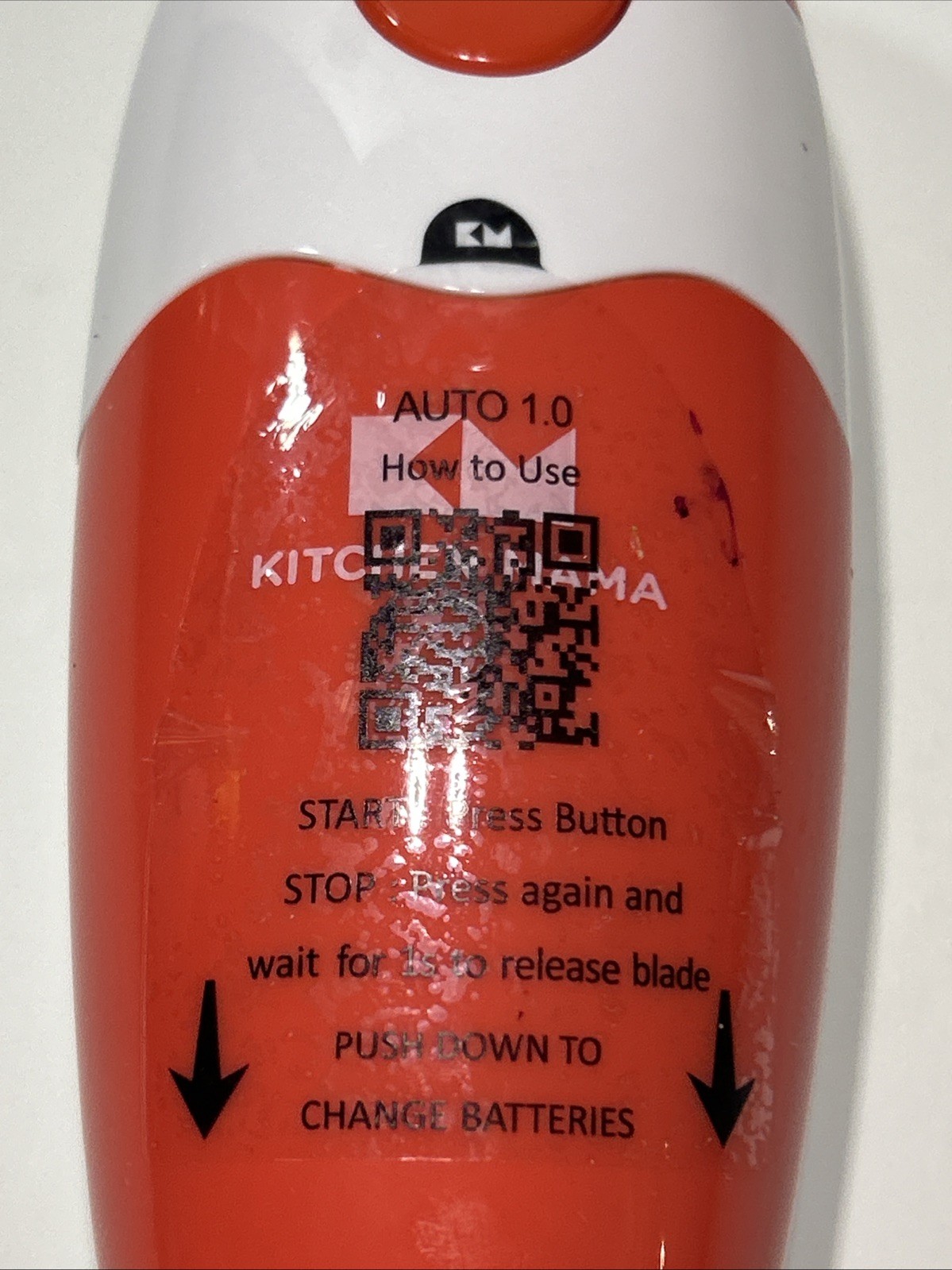 Kitchen Mama Auto Electric Can Opener: Open Your Cans with A Simple Press (RED) gallery