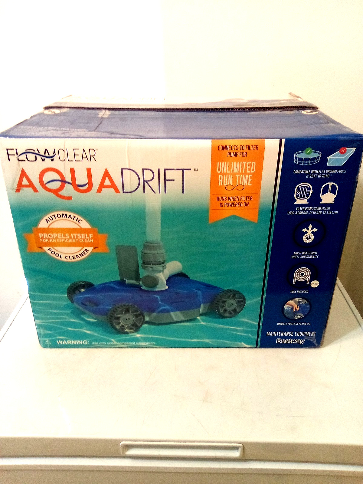 Beltway Aquadrift Automatic Pool Vacuum Robot Cleaner for Above Ground Pools NEW gallery