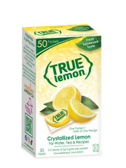 True Lemon Crystallized Water Enhancer Powder, 0 Calorie Lemon Flavor, 1.41 oz