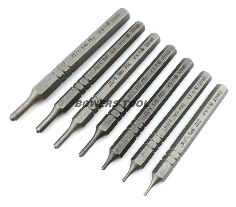 Grace Gunsmith Short Roll Spring Pin Punch Set 7pc Gun Care Starter Made in USA gallery