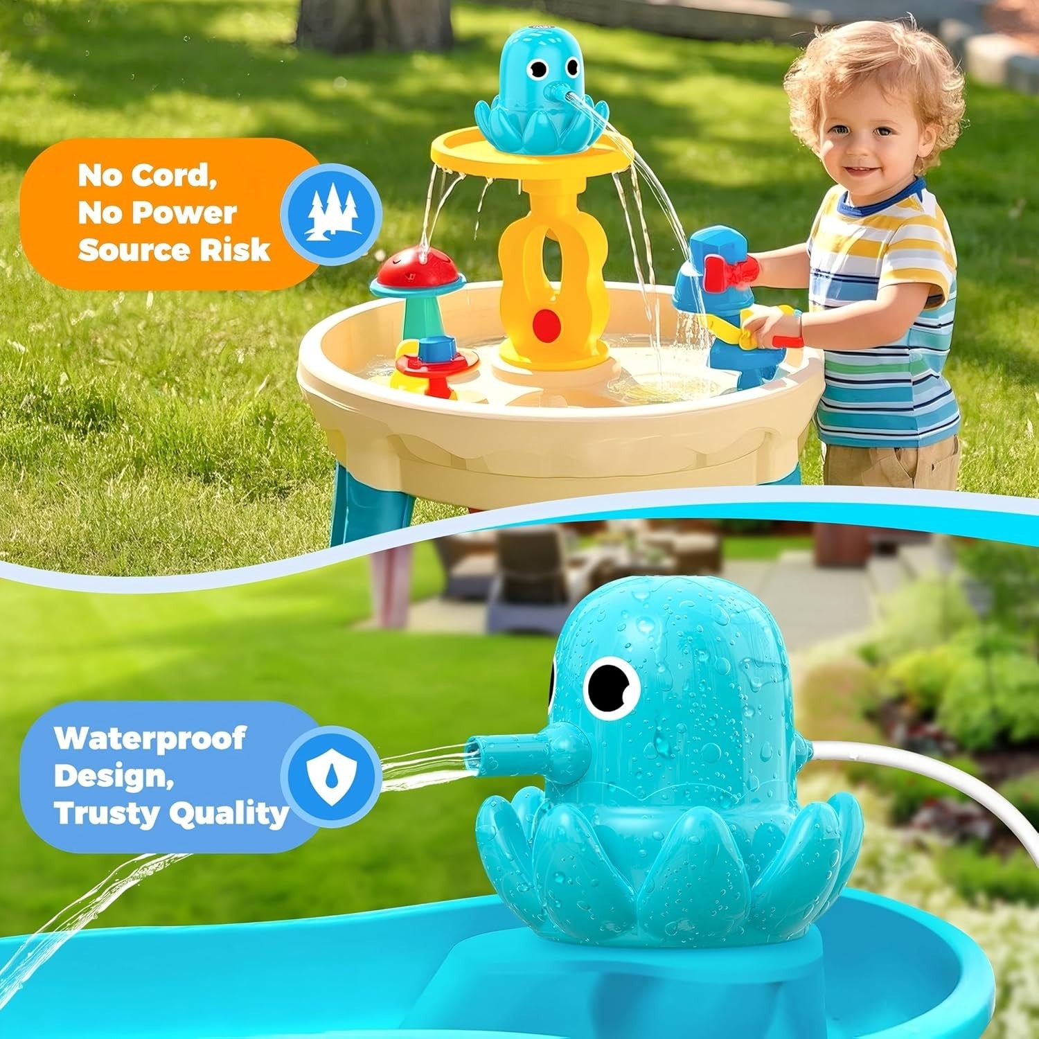 Water Table Pump, Continuous Flow Rechargeable Magnetic Octopus Pump gallery