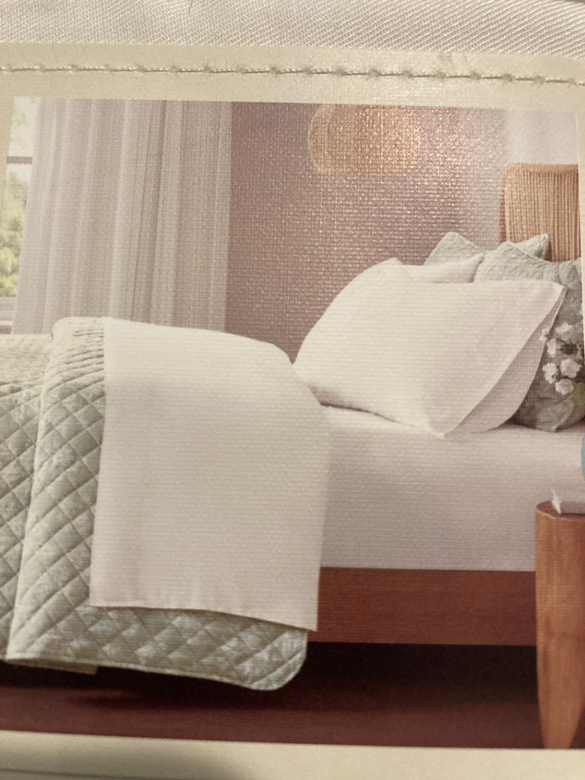 Kirkland House 4-PC King Sheet Set, White, 100% Rayon from Bamboo, Soft, NEW gallery