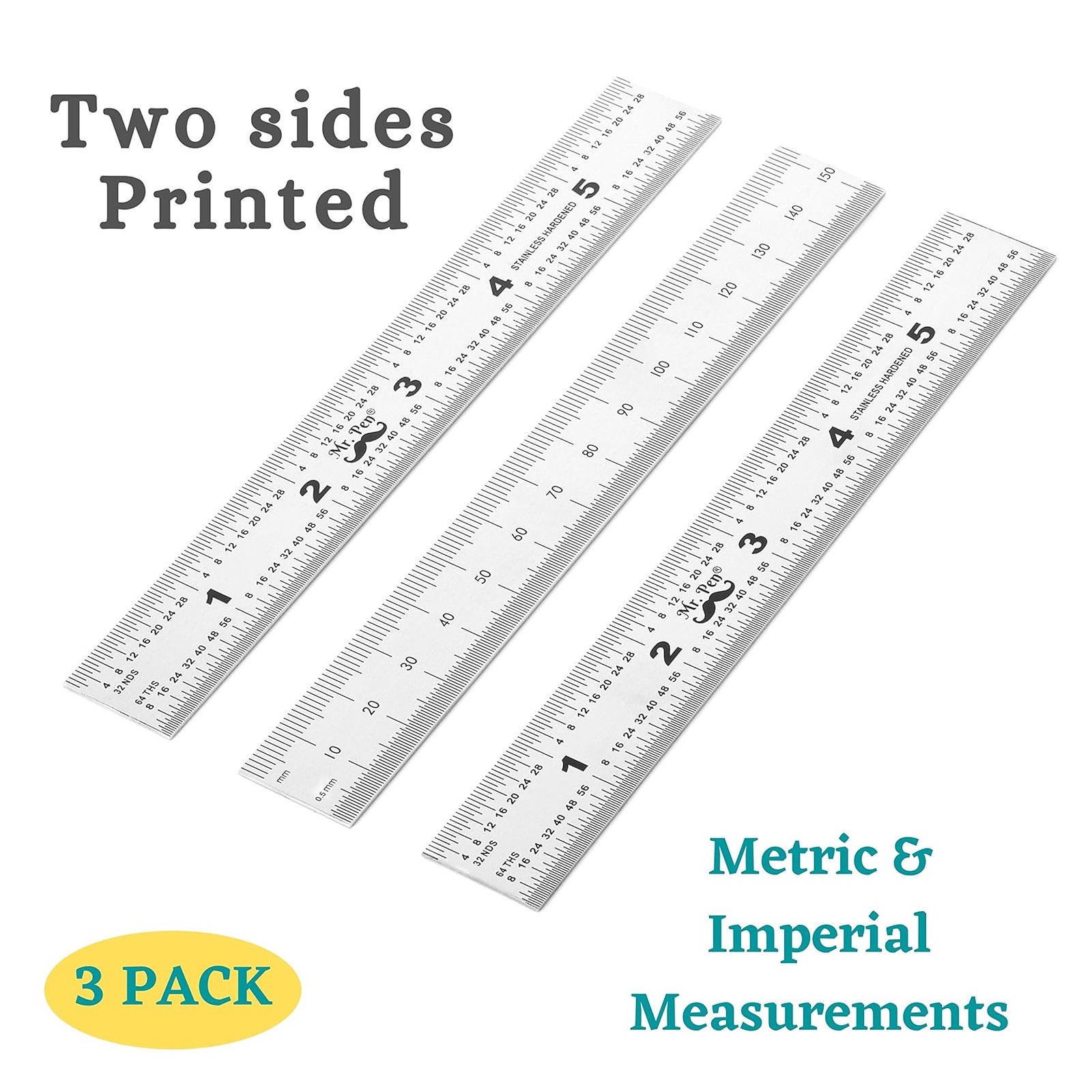 - Machinist Ruler, Ruler 6 Inch, 3 Pack, Mm Ruler, Metric Ruler, Millimeter Rule gallery
