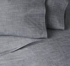 4pc Queen Woven Sheet Set Blue – Hearth & Hand with Magnolia NEW