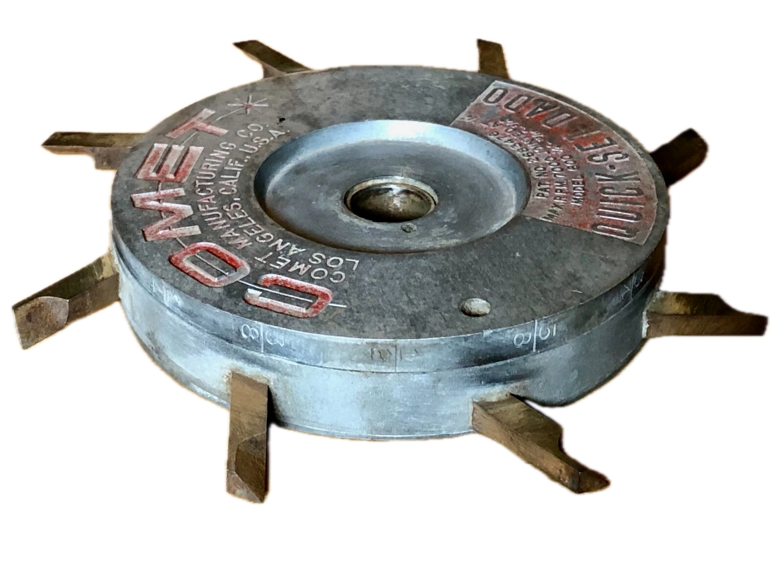 Comet Quick Set 600 Dado Cutter, 5/8" Arbor Hole 6 1/4" OD Vintage gallery