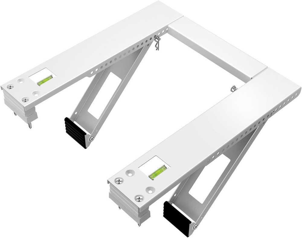 Qualward Air Conditioner Bracket Window AC Support Up to 180 lbs, White