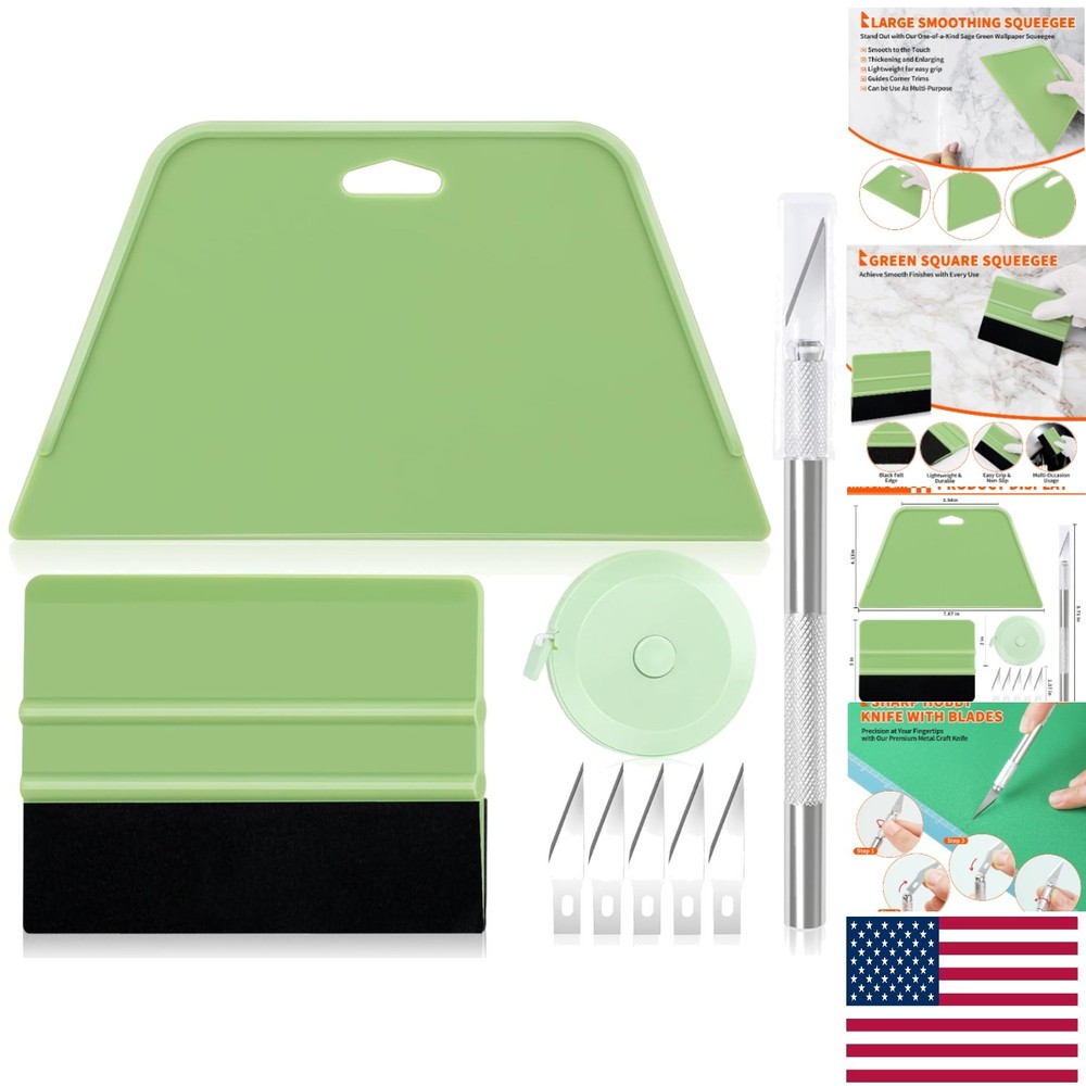 Bubble-Free Wallpaper Tools Set: Complete Kit for Easy Installation Projects