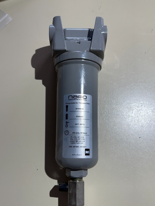 Nano Purification Solutions Compressed Air Threaded Filter NF009AC E0090AC 232 gallery