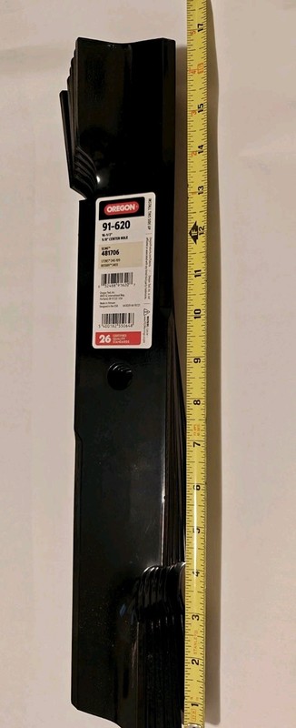 Oregon 16.5" Mower Blades (6-pack) Black (91-620) Open box Unused!!! gallery