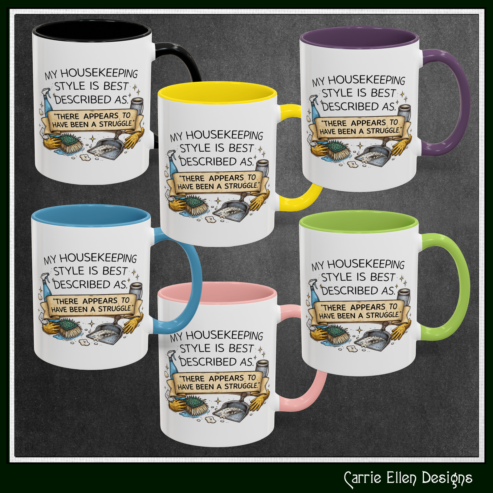 My Housekeeping Style Described As... Accent Coffee Mug, 11/15oz (3902) gallery