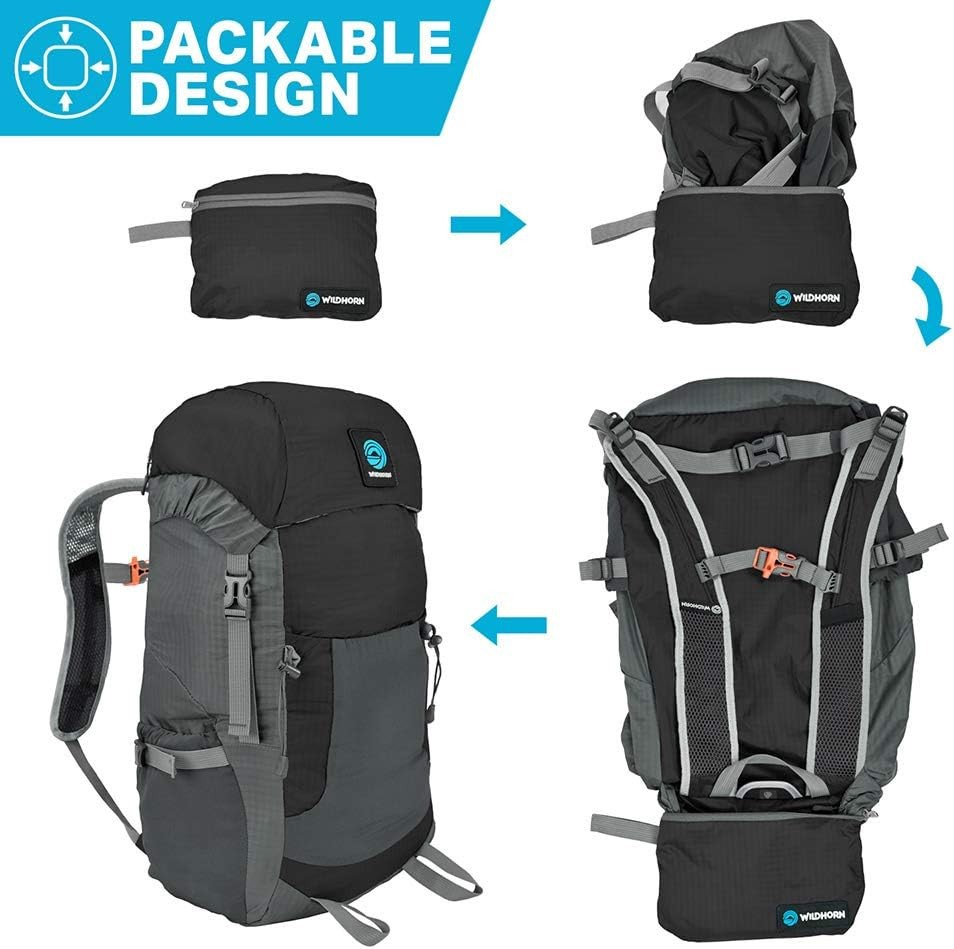 Wildhorn Outfitters Highpoint Packable Compact Backpack 30L Day Pack 2