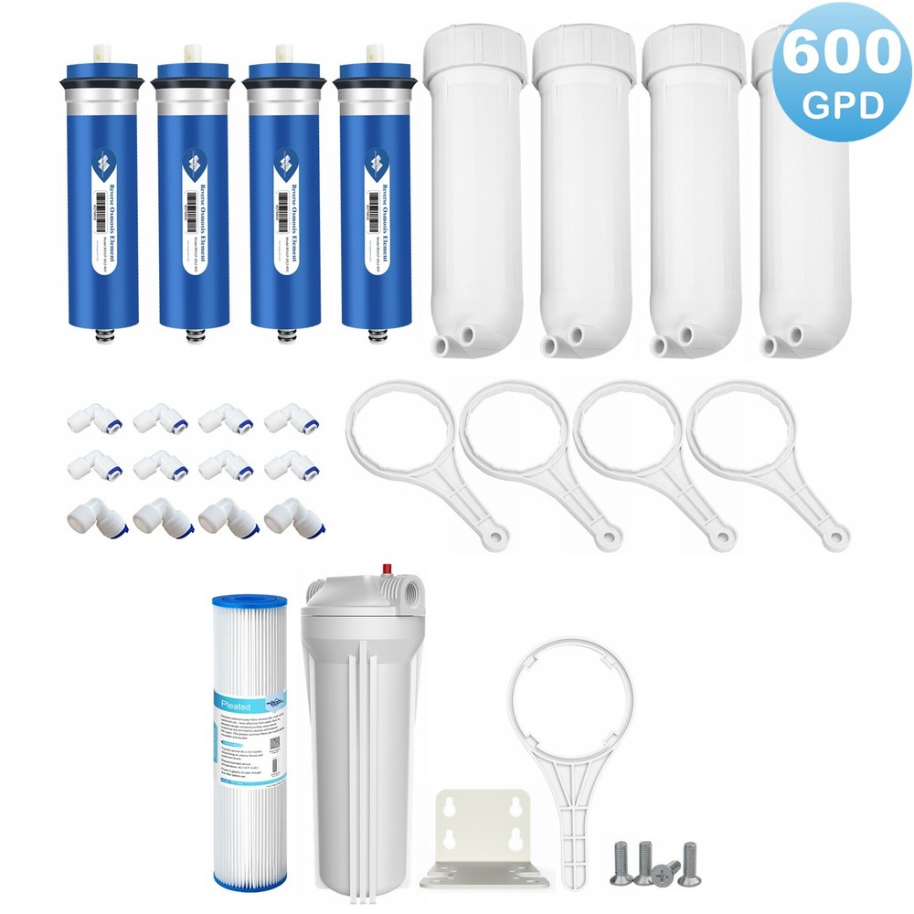600 GPD RO Membrane Maple Syrup Reverse Osmosis Washable Pleated Filter Housing