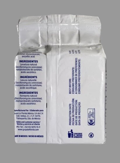 100% Authentic Mexican La Florida Instant Yeast — 450 g (0.99 lb) gallery