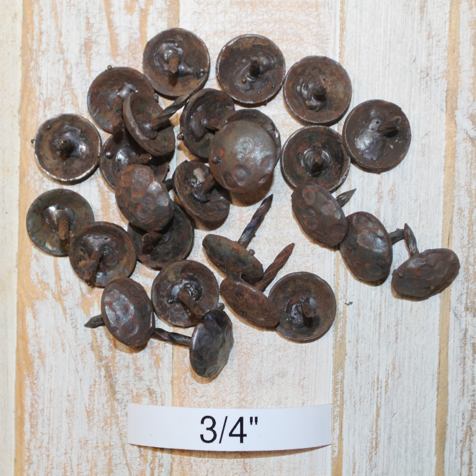 10-Rustic 3/4" Clavos,Country Decor,Barn Door Accents,Western Decor CL-.75 gallery