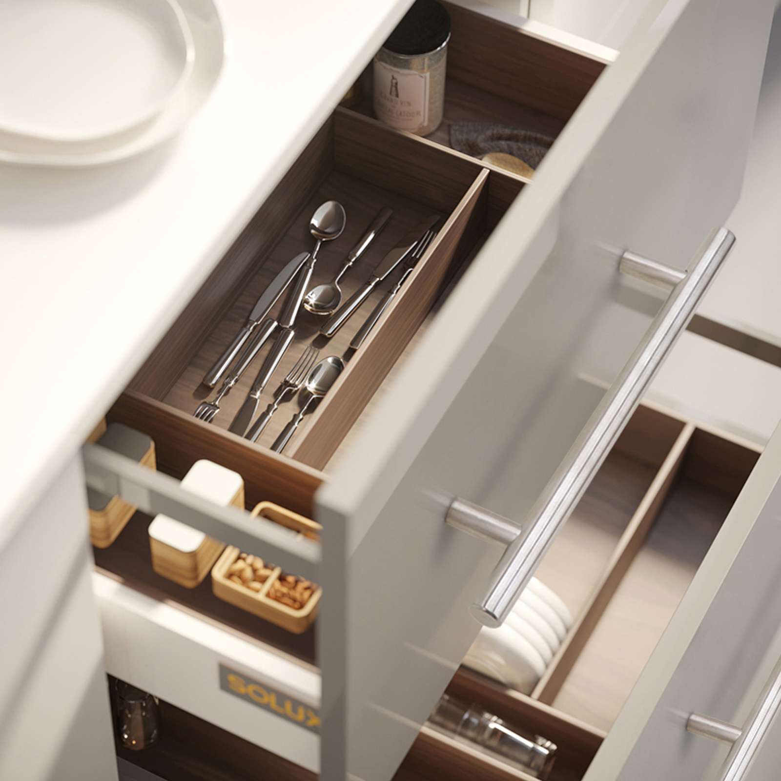 Brushed Nickel 304 Grade Stainless Steel Bar Pulls Kitchen Cabinet Handles Knobs gallery