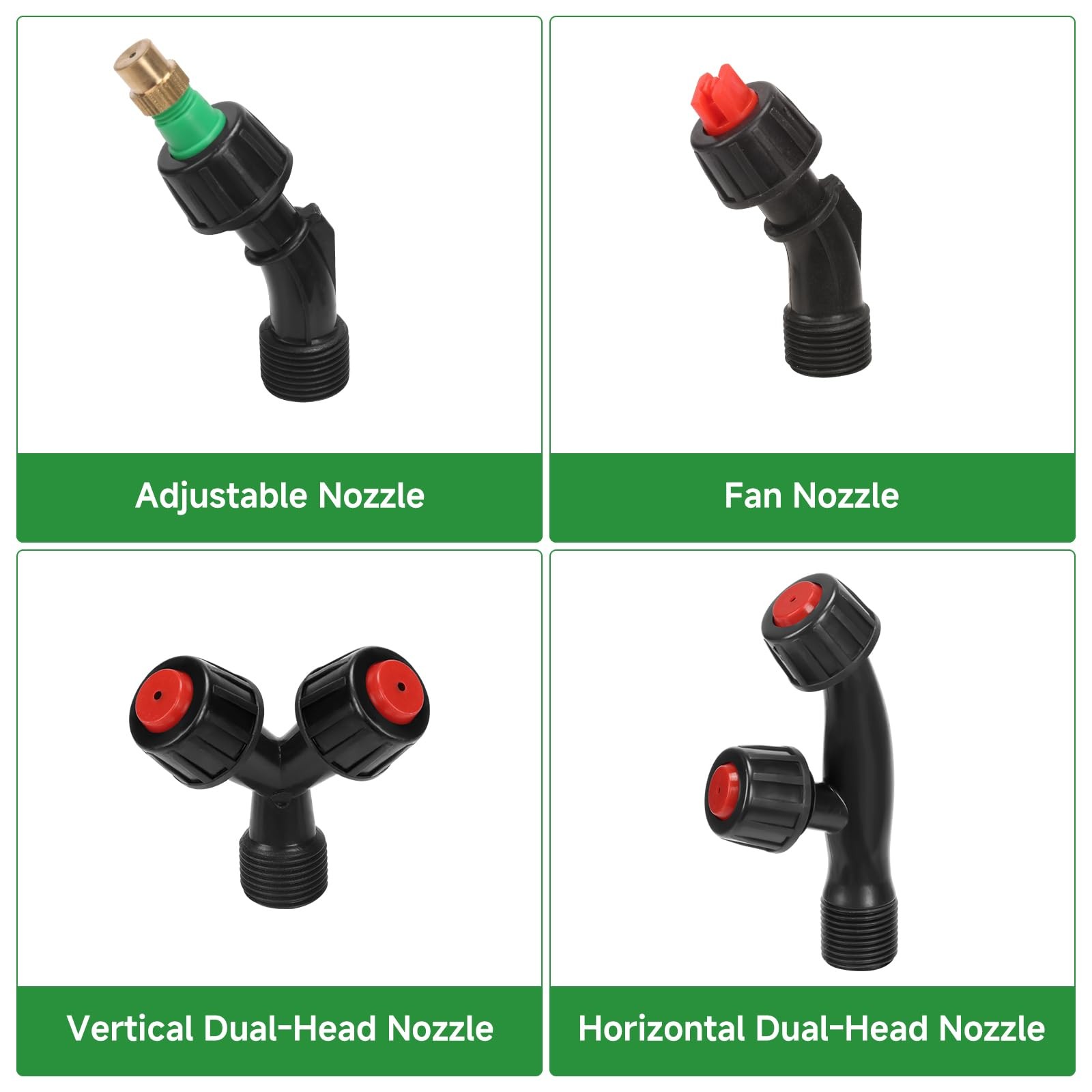 Acid Resistant Sprayer Wand with 4 Types of Nozzles, Pump Replacement Sprayer gallery