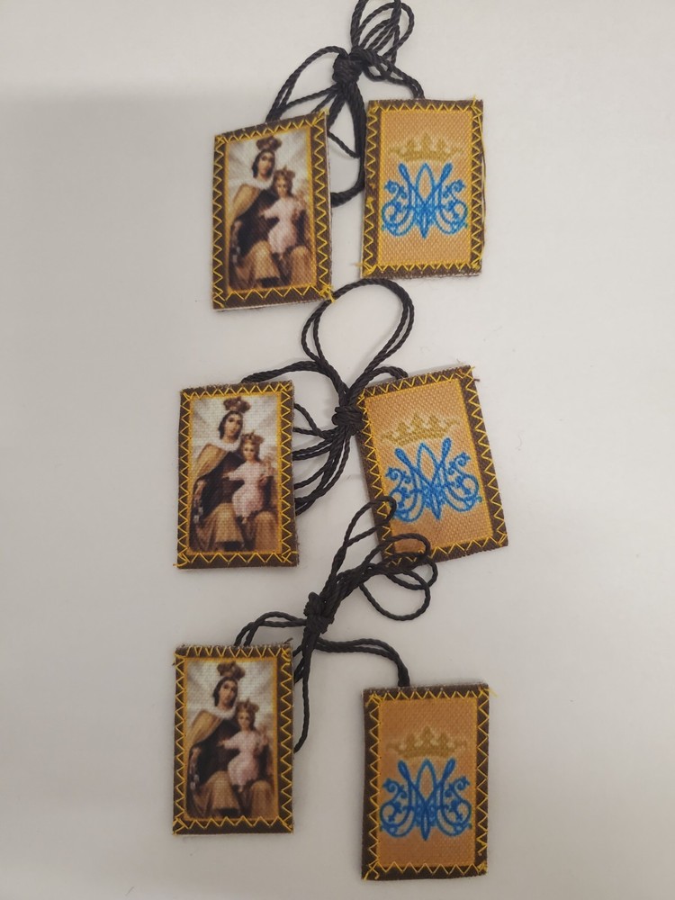 Escapulario Sublimado – VIRGEN DEL CARMEN | Scapulars | Escapularios ( E-2 )