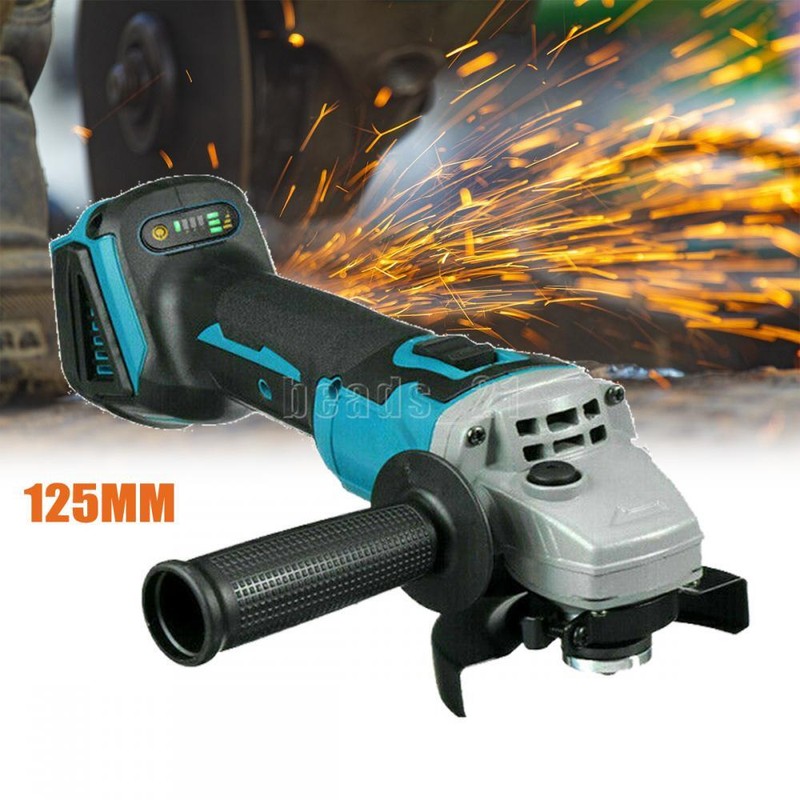 Electric Brushless Cordless Angle Grinder for Makita 18V 125mm (Tool Only) gallery