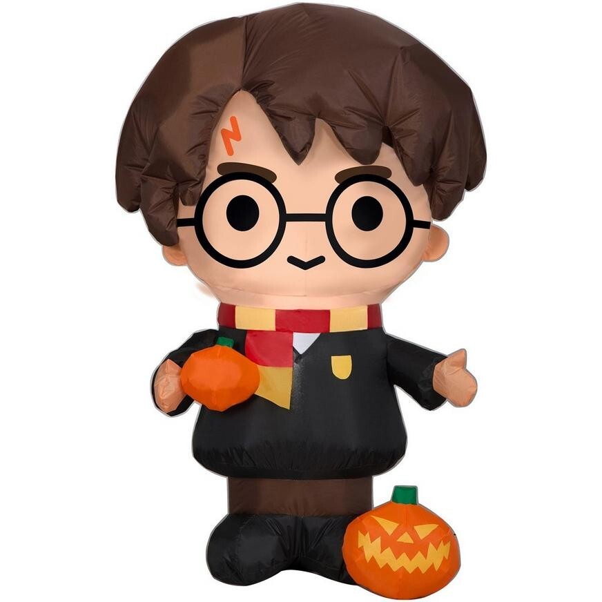 Light-Up Halloween Harry Potter Inflatable Yard Decoration, 25in x 38in gallery
